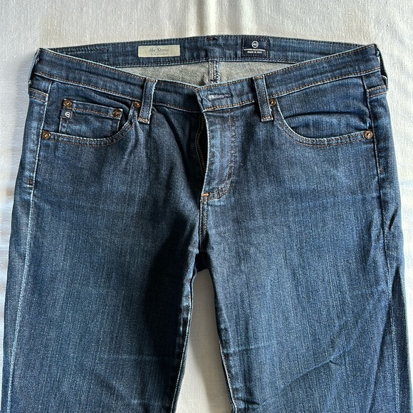 AG Adriano Goldschmied the Stevie Slim Straight Jeans 30R - Picture 3 of 10